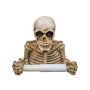 Skull as toilet paper holder h=19cm w=20cm