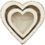 Plant heart Birch, set of 2