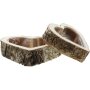 Plant heart Birch, set of 2