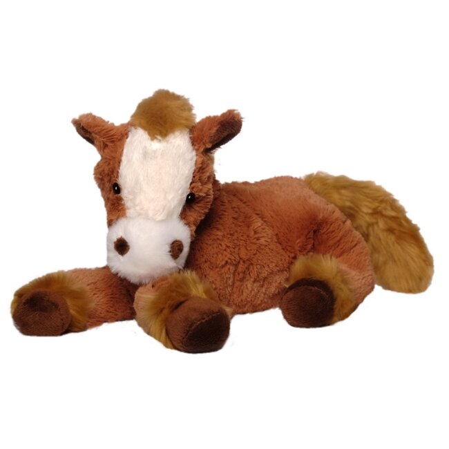 Pferd Harry Kuscheltier braun liegend 30 cm