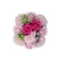 Fleurs de savon Boquet Bouquet de fleurs Lavande Roses et œillets Rose