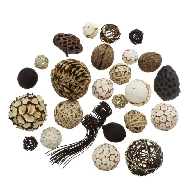 Decoration set Nature ball, 25pcs.