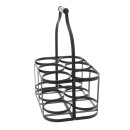 Bottle basket Metal, for 6 bottles 32 x 21 x 16 cm