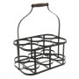 Bottle basket Metal, for 6 bottles 32 x 21 x 16 cm