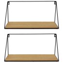 Étagère murale Puro, lot de 2 39 x 15 x 17 cm