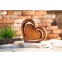 Decorative heart "rust look" 23 x 21 x 5 cm