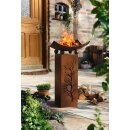 Decorative column "Fire bowl", 2pcs 75 cm