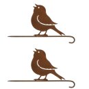 Clou darbre "Oiseau", set de 2 23 x 13 cm