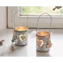 Lantern "Dots", set of 2 7 x 6 cm