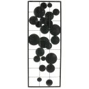 Metal wall picture "Circles" 28 x 74 cm