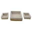 Set de paniers dangle 3pcs. en jacinthe deau