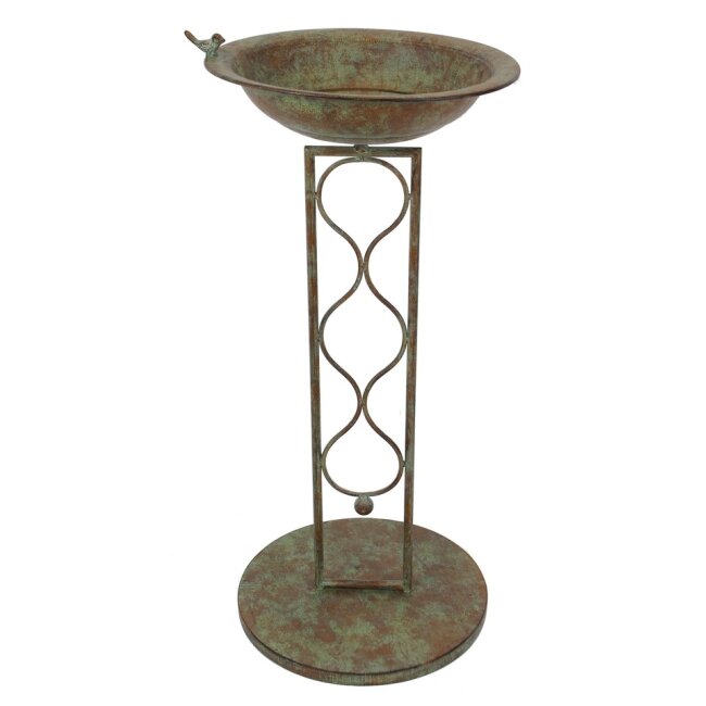 Birdbath "Flora" with stand 85 x 38 cm