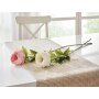 Fleur artificielle décorative "Pivoine", lot de 2