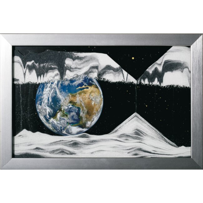 Sandbillede - Movie Earth, lille, ca. 33 x 22 x 1,8 cm