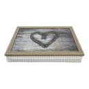 Plateau de genoux Motif Cœur de branche 43 x 33 x 7 CM