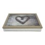 Knee tray motif branch heart 43 x 33 x 7 CM