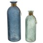 Decorative glass vase Maritime Decorated | Set of 2 ca.26 CM