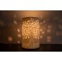 Table lamp lamp tree of life white porcelain 28 cm