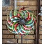 Pinwheel garden plug red green 170 cm