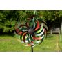 Pinwheel garden plug red green 170 cm