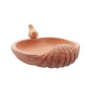 Terracotta bird bath