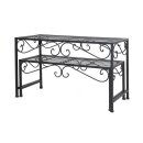 Rustic bench "Tendrils", set of 2 metal