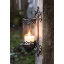 Applique "Baroque" métal aspect rouille...