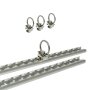 Lashing rails set 2x60cm