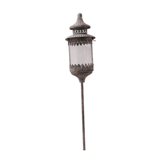 Rod lantern with large shade