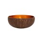 Coconut bowl cereal bowl decorative bowl set of 2 yellow-red