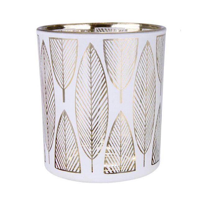 Windlicht "Diagonale", ca. 8 cm Bl&auml;tter