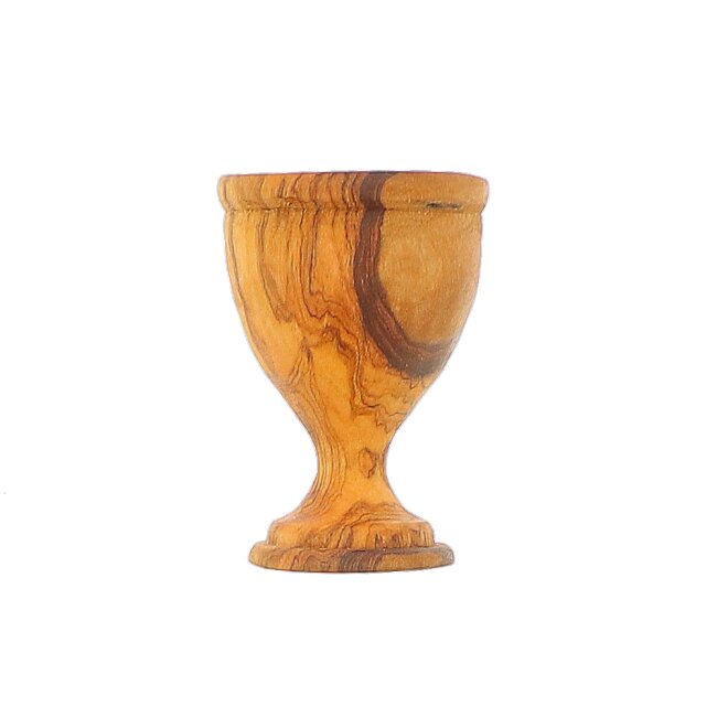 Olive wood I egg cup I ca. 8 cm high I Ø 5 cm