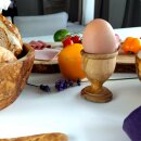 Olive wood I egg cup I ca. 8 cm high I Ø 5 cm