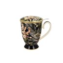 Cup with strainer "Secret garden", about 325 ml