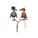 Rain gauge bird ArtFerro, approx. 30 x 13 x 127 cm