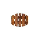 Porte-savon en forme de grille en bois dolivier, env. 11...