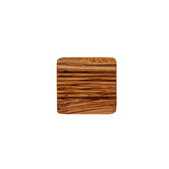 Soap dish Square, made of olive wood ca. 9 x 9 cm