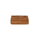 Soap dish Square, made of olive wood ca. 9 x 9 cm