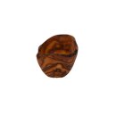 Rustic olive wood soap dish, approx. 14 x 9 cm