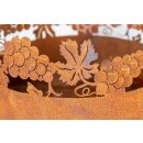 Decoratieve ring druif met voet, ca. 25 x 14 cm