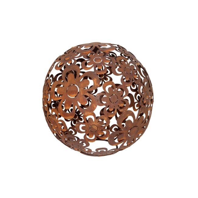 Flower ball I &Oslash; ca. 40 cm I rust