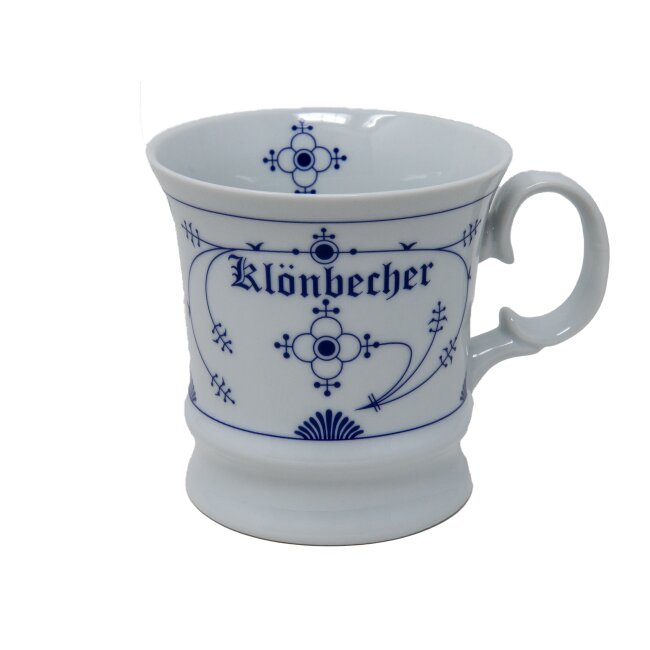 Herrenbecher Indisch Blau, "Klönbecher"