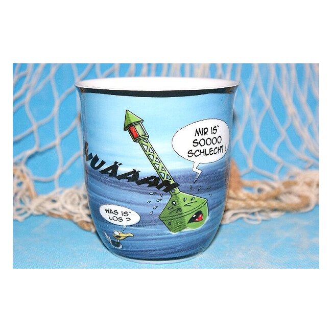 Hösti Becher "Heulboje", ca. 10 x 9 cm