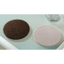 Felt coaster, beige, approx. &Oslash; 10 cm