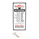 Aluminum sign weather station, about 30 cm