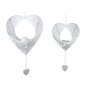 Heart pendant, Prado white, about 22 cm
