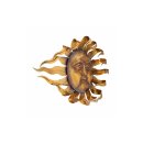 Metal hanger "Flaming sun", large, approx. 63 x 50 cm