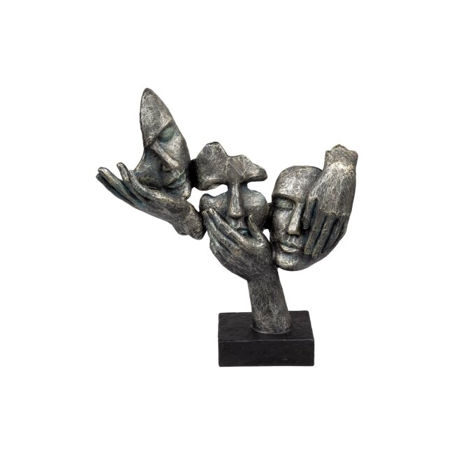 Dekorativ buste, antikke farver, ca. 34 cm