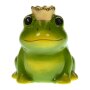 Spardose Frosch mit Krone, ca. 12 cm