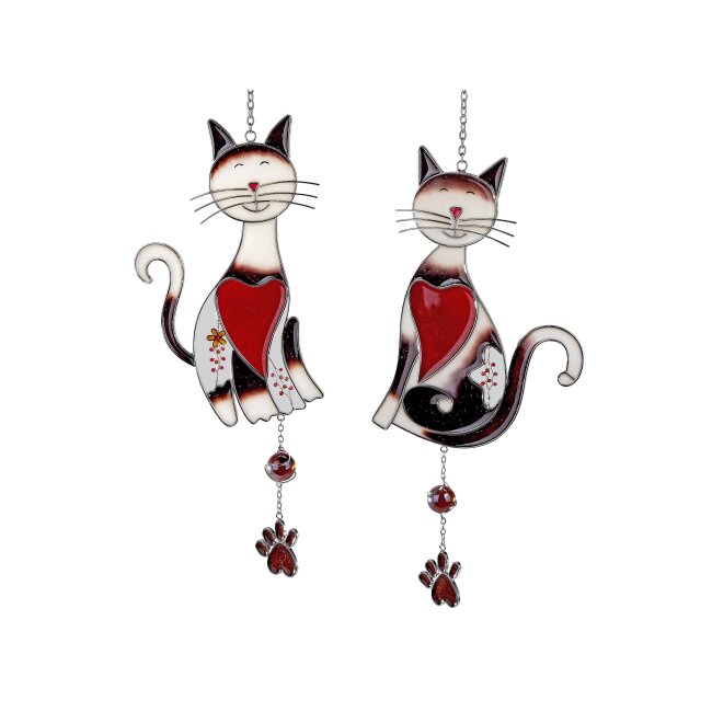 Hanger cat, Tiffany Art, about 38 cm